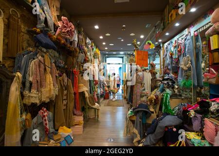 Boutique « Tarabela » à la Coruña Banque D'Images