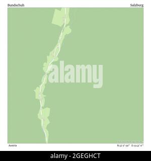 Bundschuh, Autriche, Salzbourg, N 47 2' 59'', E 13 43' 0'', carte, carte intemporelle publiée en 2021. Les voyageurs, les explorateurs et les aventuriers comme Florence Nightingale, David Livingstone, Ernest Shackleton, Lewis et Clark et Sherlock Holmes se sont appuyés sur des cartes pour planifier leurs voyages dans les coins les plus reculés du monde. Timeless Maps dresse la carte de la plupart des sites du monde, montrant ainsi la réalisation de grands rêves Banque D'Images
