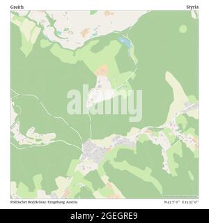 Greith, Politischer Bezirk Graz-Umgebung, Autriche, Styrie, N 47 7' 0'', E 15 33' 0'', carte, carte intemporelle publiée en 2021. Les voyageurs, les explorateurs et les aventuriers comme Florence Nightingale, David Livingstone, Ernest Shackleton, Lewis et Clark et Sherlock Holmes se sont appuyés sur des cartes pour planifier leurs voyages dans les coins les plus reculés du monde. Timeless Maps dresse la carte de la plupart des sites du monde, montrant ainsi la réalisation de grands rêves Banque D'Images