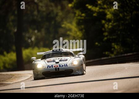 Le Mans, Frankreich. 20 août 2021. Course d'endurance Legends le Mans: Emmanuel COLLARD, PORSCHE/911 GT1/1997 crédit: dpa/Alay Live News Banque D'Images