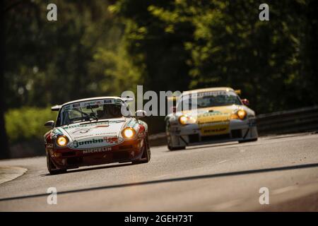 Le Mans, Frankreich. 20 août 2021. Courses d'endurance Legends le Mans: Guenther SCHINDLER, PORSCHE/993 GT2/1997 crédit: dpa/Alay Live News Banque D'Images