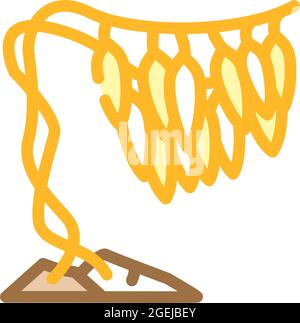 macrocystis illustration vectorielle de l'icône de couleur des algues Illustration de Vecteur
