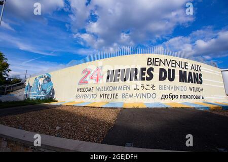 Le Mans, France. 20 août 2021. Passerelle Panoz pendant les séances d'entraînement et de qualification de 24 heures du Mans 2021, 4e manche du Championnat du monde d'endurance 2021 de la FIA, FIA WEC, sur le circuit de la Sarthe, du 18 au 22 août 2021 au Mans, France - photo Joao Filipe / DPPI crédit: Agence photo indépendante/Alamy Live News Banque D'Images