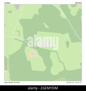 Linden, haute-Bavière, Allemagne, Bavière, N 47 46' 13'', E 11 12' 9'', carte, Timeless carte publiée en 2021. Les voyageurs, les explorateurs et les aventuriers comme Florence Nightingale, David Livingstone, Ernest Shackleton, Lewis et Clark et Sherlock Holmes se sont appuyés sur des cartes pour planifier leurs voyages dans les coins les plus reculés du monde. Timeless Maps dresse la carte de la plupart des sites du monde, montrant ainsi la réalisation de grands rêves Banque D'Images