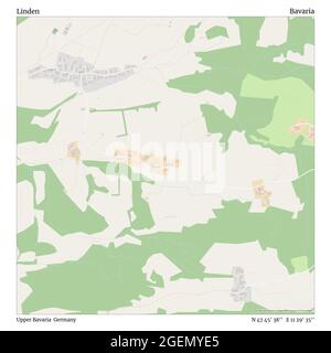 Linden, haute-Bavière, Allemagne, Bavière, N 47 45' 38'', E 11 29' 35'', carte, Timeless carte publiée en 2021. Les voyageurs, les explorateurs et les aventuriers comme Florence Nightingale, David Livingstone, Ernest Shackleton, Lewis et Clark et Sherlock Holmes se sont appuyés sur des cartes pour planifier leurs voyages dans les coins les plus reculés du monde. Timeless Maps dresse la carte de la plupart des sites du monde, montrant ainsi la réalisation de grands rêves Banque D'Images