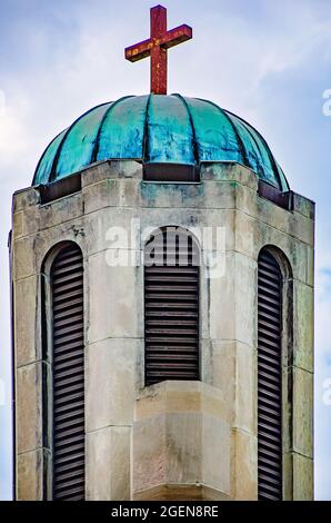 Annonciation la cathédrale orthodoxe grecque est photographiée, le 14 août 2021, à Mobile, Alabama. L'église, située sur la rue Ann, a tenu sa première messe en 1912. Banque D'Images
