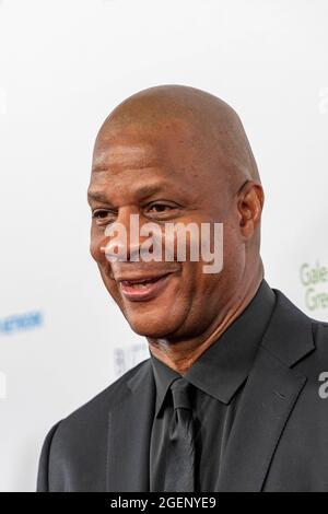 Los Angeles, États-Unis. 20 août 2021. Darryl Strawberry assiste au gala de la Fondation Harold et Carole Pump au Beverly Hilton Hotel, Los Angeles, CA le 20 août 2021 crédit: Eugene Powers/Alay Live News Banque D'Images