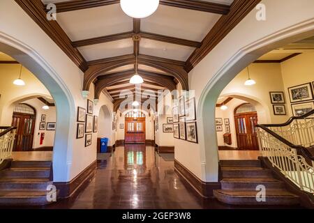 Oklahoma, le 10 AOÛT 2021 - vue de l'intérieur du Evans Hall de l'Université de l'Oklahoma Banque D'Images