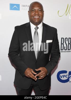 Rodney Peete arrive au 21e Gala annuel de la Fondation Harold et Carole Pump qui a eu lieu au Beverly Hilton à Beverly Hills, CA, le vendredi 20 août 2021. (Photo de la Sathanlee B. Mirador/Sipa USA) Banque D'Images