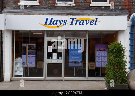 Les agents de voyage Hays à Andover au Royaume-Uni Banque D'Images