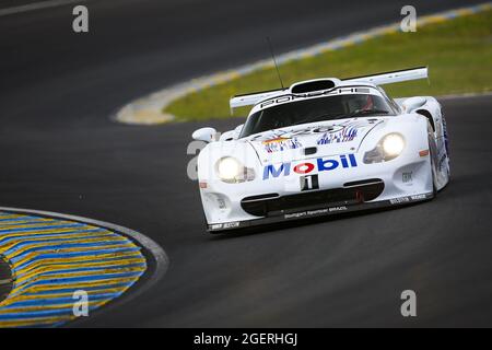 26 Collard Emmanuel (FRA), Porsche 911 GT1, action pendant les légendes de course d'endurance 2021 sur le circuit des 24 heures du Mans, du 18 au 21 août 2021 au Mans, France - photo Joao Filipe / DPPI Banque D'Images