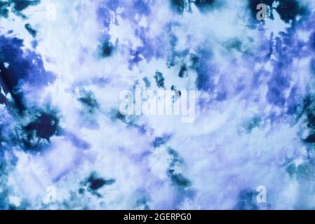 abstraction de tissu à texture multicolore gros plan, vue de dessus Banque D'Images