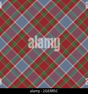 Motif écossais écossais sur fond vectoriel sans couture. Carreaux pour chemise en flanelle, couverture, plaid ou autre motif textile moderne. Illustration de Vecteur