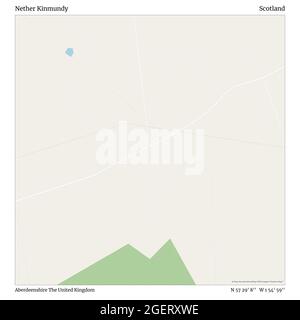 Nether Kinmundy, Aberdeenshire, Royaume-Uni, Écosse, N 57 29' 8'', W 1 54' 59'', carte, Timeless carte publiée en 2021. Les voyageurs, les explorateurs et les aventuriers comme Florence Nightingale, David Livingstone, Ernest Shackleton, Lewis et Clark et Sherlock Holmes se sont appuyés sur des cartes pour planifier leurs voyages dans les coins les plus reculés du monde. Timeless Maps dresse la carte de la plupart des sites du monde, montrant ainsi la réalisation de grands rêves Banque D'Images