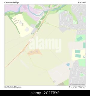 Cameron Bridge, Fife, Royaume-Uni, Écosse, N 56 10' 59'', W 3 2' 59'', carte, Timeless carte publiée en 2021. Les voyageurs, les explorateurs et les aventuriers comme Florence Nightingale, David Livingstone, Ernest Shackleton, Lewis et Clark et Sherlock Holmes se sont appuyés sur des cartes pour planifier leurs voyages dans les coins les plus reculés du monde. Timeless Maps dresse la carte de la plupart des sites du monde, montrant ainsi la réalisation de grands rêves Banque D'Images
