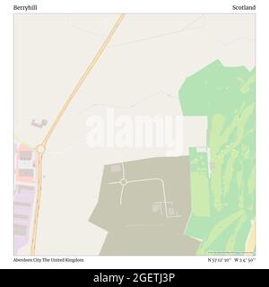 Berryhill, Aberdeen City, Royaume-Uni, Écosse, N 57 12' 10'', W 2 4' 50'', carte, Timeless carte publiée en 2021. Les voyageurs, les explorateurs et les aventuriers comme Florence Nightingale, David Livingstone, Ernest Shackleton, Lewis et Clark et Sherlock Holmes se sont appuyés sur des cartes pour planifier leurs voyages dans les coins les plus reculés du monde. Timeless Maps dresse la carte de la plupart des sites du monde, montrant ainsi la réalisation de grands rêves Banque D'Images