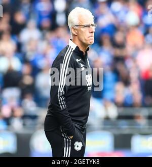 Cardiff City Stadium, Cardiff, Royaume-Uni. 21 août 2021. EFL Championship football, Cardiff City versus Millwall; Mick McCarthy, Manager de Cardiff City Credit: Action plus Sports/Alamy Live News Banque D'Images