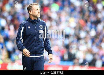 Cardiff City Stadium, Cardiff, Royaume-Uni. 21 août 2021. EFL Championship football, Cardiff City versus Millwall ; Gary Rowett, Manager de Millwall Credit: Action plus Sports/Alay Live News Banque D'Images