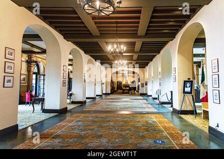 La Malbaie, Canada - juillet 22 2021 : intérieur de l'hôtel Fairmont le Manoir Richelieu Banque D'Images