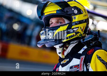 Catsburg Nicky (nld), Corvette Racing, Chevrolet Corvette C8.R, portrait pendant les 24 heures du Mans 2021, 4e manche du Championnat du monde d'endurance FIA 2021, FIA WEC, sur le circuit de la Sarthe, du 21 au 22 août 2021 au Mans, France - photo François Flamand / DPPI Banque D'Images