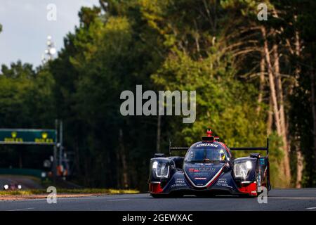 32 Jamin Nico (fra), Aberdein Jonathan (zaf), Maldonado Manuel (vnl), United Autoports USA, Oreca 07 - Gibson, action pendant les 24 heures du Mans 2021, 4e tour du Championnat du monde d'endurance 2021 de la FIA, FIA WEC, sur le circuit de la Sarthe, du 21 au 22 août, 2021 au Mans, France - photo François Flamand / DPPI Banque D'Images
