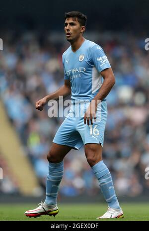 21 août 2021 ; Manchester City Stadium, Manchester, Angleterre, Premier League football, Manchester City contre Norwich ; Rodof Manchester City Banque D'Images