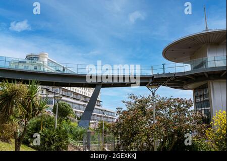 Pont et passerelle Pier, Southend sur la mer. Banque D'Images