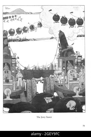 Page de William Heath Robinson (1872-1944) inventions : le Jerry Scaraer Banque D'Images