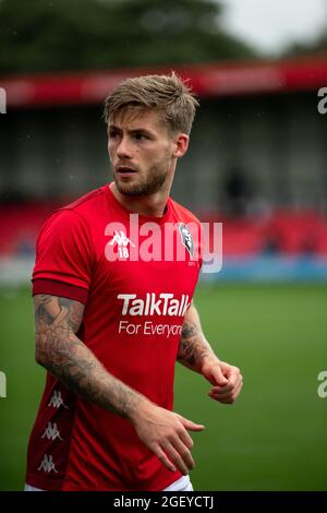 Stade Peninsula. Salford City 0-1 Swindon Town. Conor McAleny du centre commercial Salford City FC. 21 août 2021. Banque D'Images