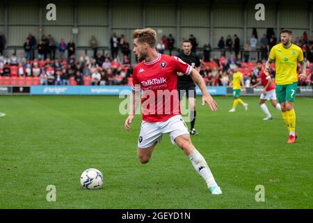 Stade Peninsula. Salford City 0-1 Swindon Town. Conor McAleny du centre commercial Salford City FC. 21 août 2021. Banque D'Images