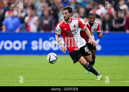 ROTTERDAM, PAYS-BAS - AOÛT 22 : Orkun Kokcu de Feyenoord pendant le match néerlandais Eredivisie entre Feyenoord et Vas-y Eagles au Stadion Feijenoord de Kuip le 22 août 2021 à Rotterdam, pays-Bas (photo de Yannick Verhoeven/Orange Pictures) Banque D'Images
