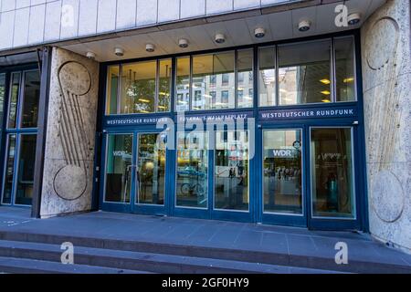 Station de radio et de radiodiffusion WDR à Cologne Allemagne - VILLE DE COLOGNE ALLEMAGNE - 25 JUIN 2021 Banque D'Images