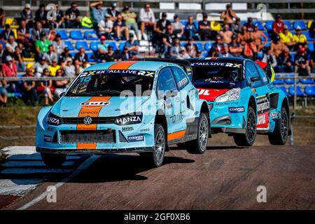 16 Thomas BRYNTESSON (NOR) de l'équipe Thomas Bryntesson du monde RX pendant le monde RX de Suède, 2ème tour du Championnat du monde de course de la FIA 2021, FIA WRX, les 21 et 22 août sur le Holjes Motorstadion, à Holjes, Suède - photo Paulo Maria / DPPI Banque D'Images