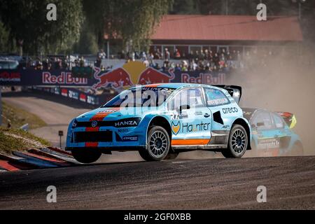 16 Thomas BRYNTESSON (NOR) de l'équipe Thomas Bryntesson du monde RX pendant le monde RX de Suède, 2ème tour du Championnat du monde de course de la FIA 2021, FIA WRX, les 21 et 22 août sur le Holjes Motorstadion, à Holjes, Suède - photo Paulo Maria / DPPI Banque D'Images