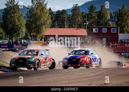 95 Yury BELEVSKIY (CHE) de l'équipe Voland Racing KFT. Du monde RX pendant le monde RX de la Suède, 2ème tour du Championnat du monde de la FIA 2021, FIA WRX, les 21 et 22 août sur le Holjes Motorstadion, à Holjes, Suède - photo Paulo Maria / DPPI Banque D'Images