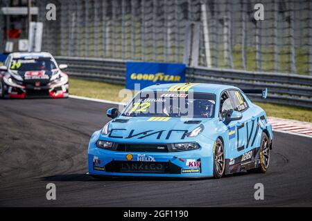 12 Urrutia Santiago (uru), Cyan Performance Lynk & Co, Lync & Co 03 TCR, actionlors de la course WTCR 2021 de la FIA en Hongrie, 4e tour de la FIA World Touring car Cup 20, Hungaroring, du 22 au 2021 août 2021 à Budapest - photo Gregory Lenmand / DPPI Banque D'Images