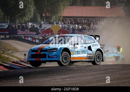 16 Thomas BRYNTESSON (NOR) de l'équipe Thomas Bryntesson du monde RX pendant le monde RX de Suède, 2ème tour du Championnat du monde de course de la FIA 2021, FIA WRX, les 21 et 22 août sur le Holjes Motorstadion, à Holjes, Suède - photo Paulo Maria / DPPI Banque D'Images