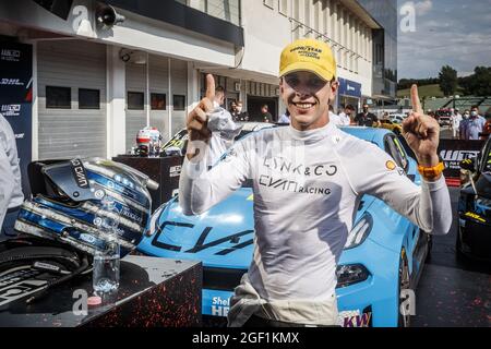 Lors de la course WTCR 2021 de la FIA de Hongrie, 4ème tour de la FIA World Touring car Cup 2021, Hungaroring, du 20 au 22 août 2021 à Budapest - photo Gregory Lenmand / DPPI Banque D'Images