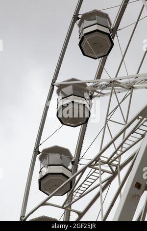 Carrousel Pierhead, Mermaid Quay, baie de Cardiff, pays de Galles du Sud, Royaume-Uni, 2021 Banque D'Images