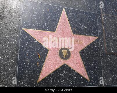 Hollywood, Californie, États-Unis 17 août 2021 UNE vue générale de l'atmosphère de l'étoile du réalisateur Charles-de-la-Baronde sur le Hollywood Walk of Fame le 17 août 2021 à Hollywood, Californie, États-Unis. Photo par Barry King/Alay stock photo Banque D'Images