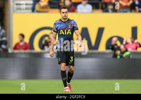 Wolverhampton, Royaume-Uni. 22 août 2021. Sergio Reguilon #3 de Tottenham Hotspur pendant le match à Wolverhampton, Royaume-Uni le 8/22/2021. (Photo de Mark Cosgrove/News Images/Sipa USA) crédit: SIPA USA/Alay Live News Banque D'Images