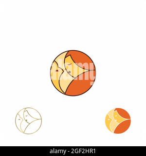 Modèle vectoriel de logo de soins pour animaux de compagnie Illustration de Vecteur