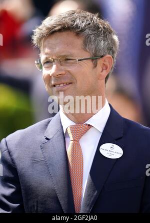 Photo du dossier datée du 28-07-2021 du formateur Roger Varian. Date de publication : lundi 23 août 2021. Banque D'Images