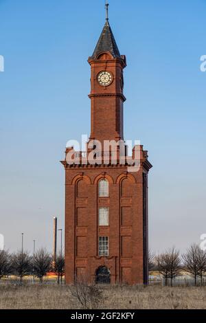 tour d'horloge middle haven à middlesbrough, dans le nord du yorkshire, au royaume-uni Banque D'Images