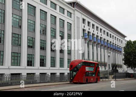 Bâtiment de l'usine de cigarettes Carreras, de style égyptien, à Camden, dans le nord de Londres Banque D'Images