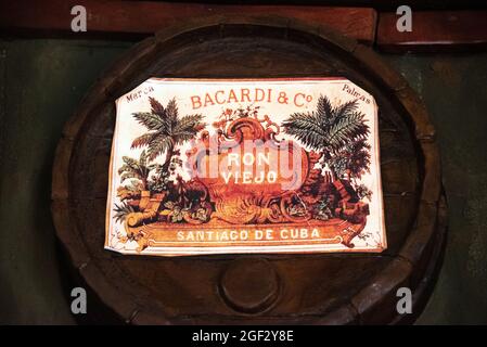 Musée du rhum Emilio Bacardi, Santiago de Cuba Banque D'Images