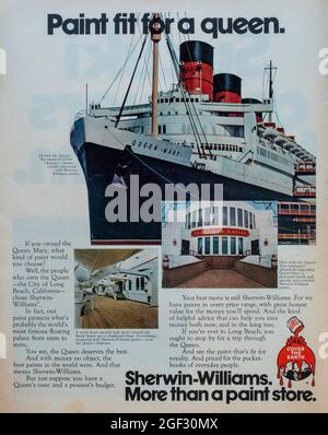 Publicité du magazine Vintage Life, numéro du 28 juillet 1972, États-Unis Banque D'Images