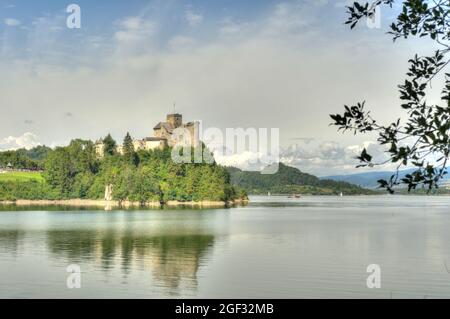 Niedzica, sud de la Pologne, HDR image Banque D'Images
