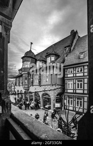 Maisons de fachwerk à Goslar Banque D'Images