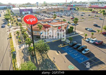 Restaurant VIP sur le Paseo Río Sonora à Vado del Rio Sonora. Hermosillo, Sonora Mexique. (Photo de Luis Gutierrez / NortePhoto.com) Restaurante VIP en el Paseo Río Sonora en en Vado del Rio Sonora. Hermosillo, Sonora Mexique. (Photo de Luis Gutierrez / NortePhoto.com) Banque D'Images